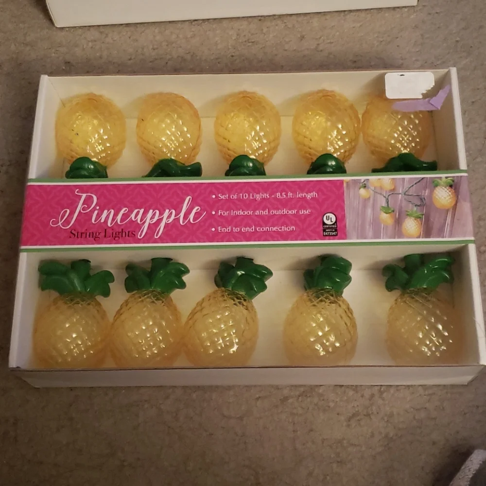 Pineapples String Party Lights Luau